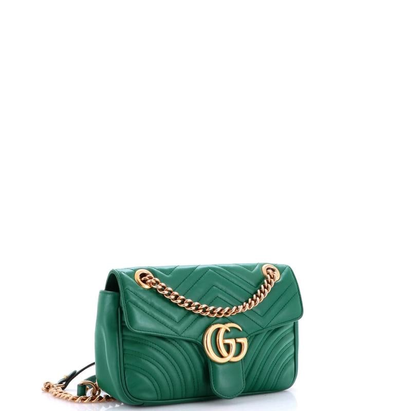 Gucci GG Marmont Flap Bag Matelasse Leather Medium - 2