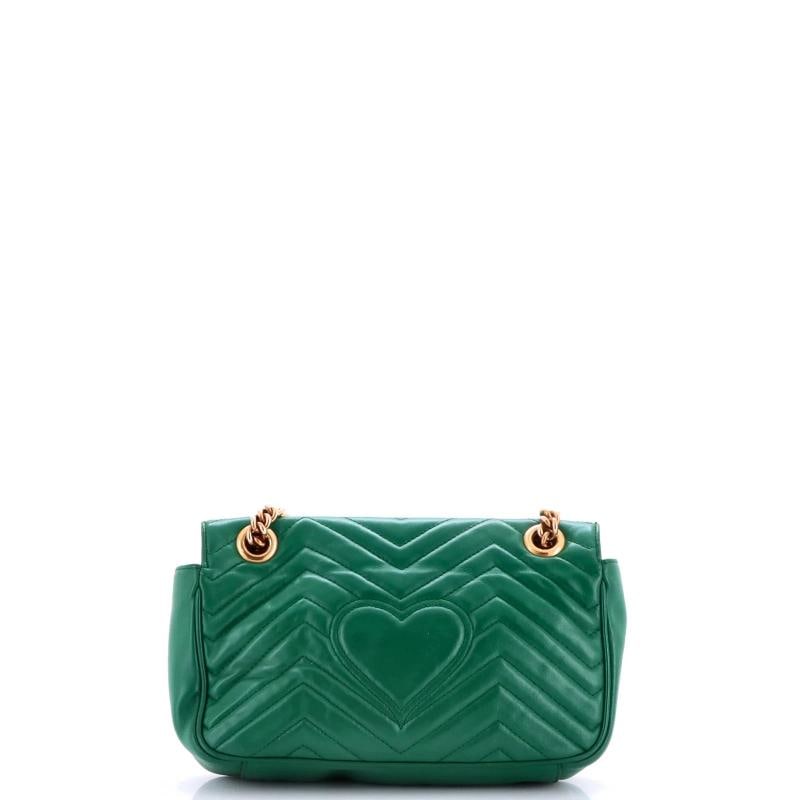 Gucci GG Marmont Flap Bag Matelasse Leather Medium - 3