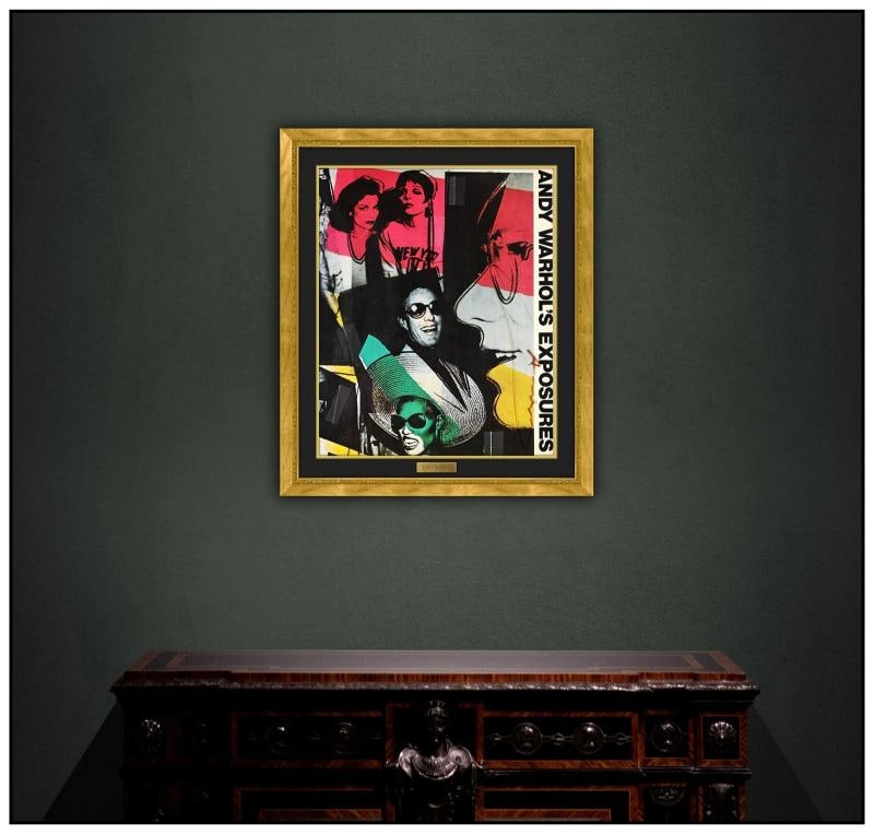 Andy Warhol Original Offset Lithograph Andy Warhol Exposures Signed Framed Art - 2
