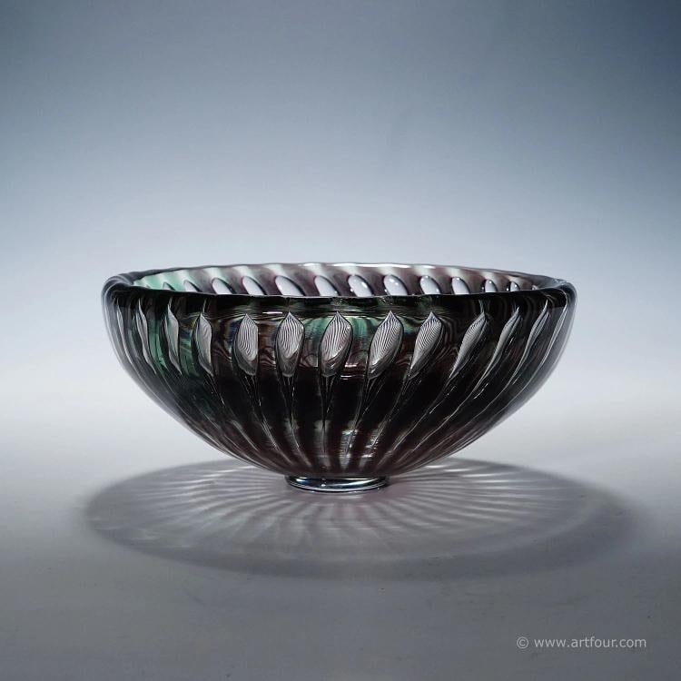Rare Ariel Bowl by Edvin Oehrstroem for Orrefors, Sweden 1953 - 4