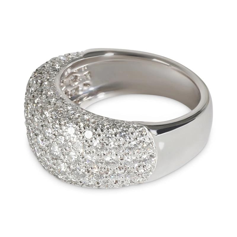 Cartier Vintage Diamond Ring in 18k White Gold 3.5 CTW - 2