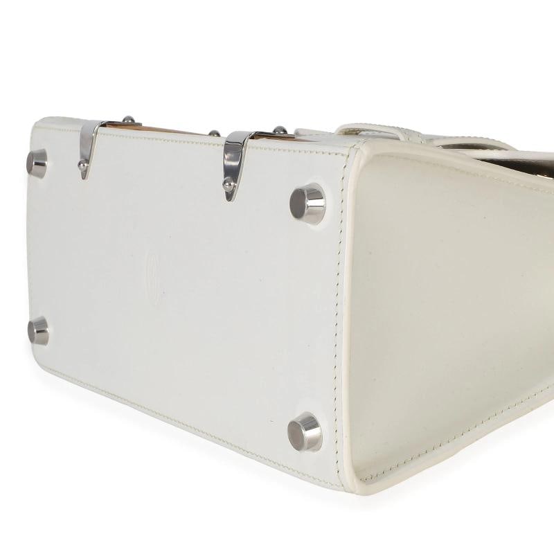 Goyard White Goyardine Canvas Structure Mini Saigon Top Handle - 6
