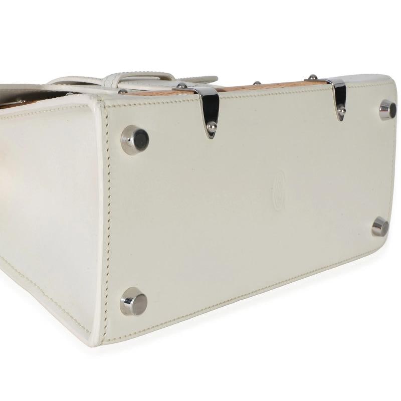 Goyard White Goyardine Canvas Structure Mini Saigon Top Handle - 7