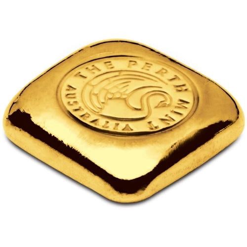 1 oz Gold Bar - Perth Mint - Cast 999.9 Fine - 3