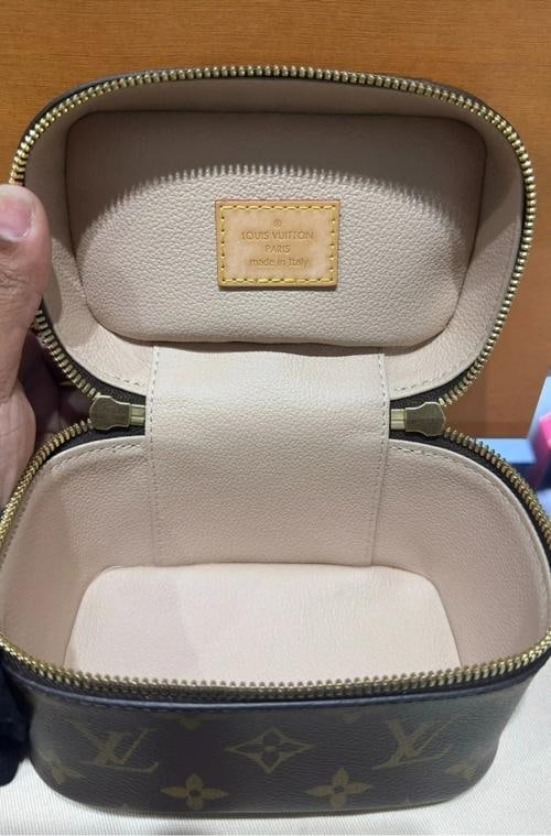 Louis Vuitton Nice Nano Monogram Vanity Pouch Brown Hand Bag - 10