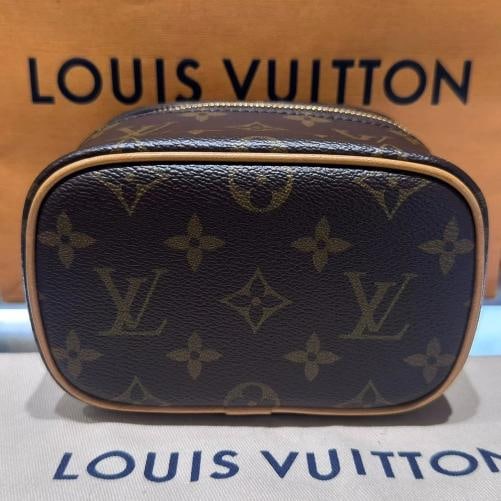Louis Vuitton Nice Nano Monogram Vanity Pouch Brown Hand Bag - 15