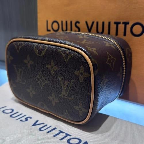 Louis Vuitton Nice Nano Monogram Vanity Pouch Brown Hand Bag - 18