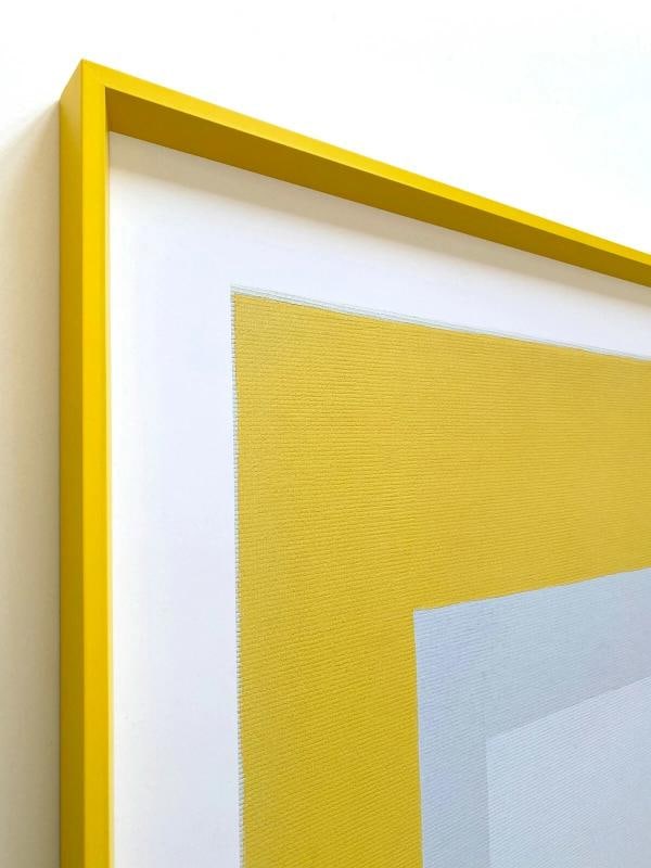 JOSEF ALBERS RARE LITHOGRAPH PRINT FRAMED MCM POSTER "HOMAGE TO THE SQUARE" 1968 - 4