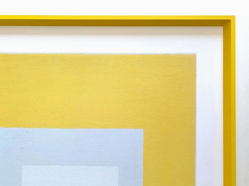 JOSEF ALBERS RARE LITHOGRAPH PRINT FRAMED MCM POSTER "HOMAGE TO THE SQUARE" 1968 - 7