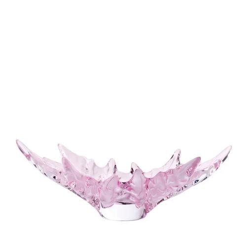 NEW LALIQUE CHAMPS-ELYSEES BOWL PINK LUSTER LARGE #10801700 BRAND NIB SAVE$ F/SH - 2
