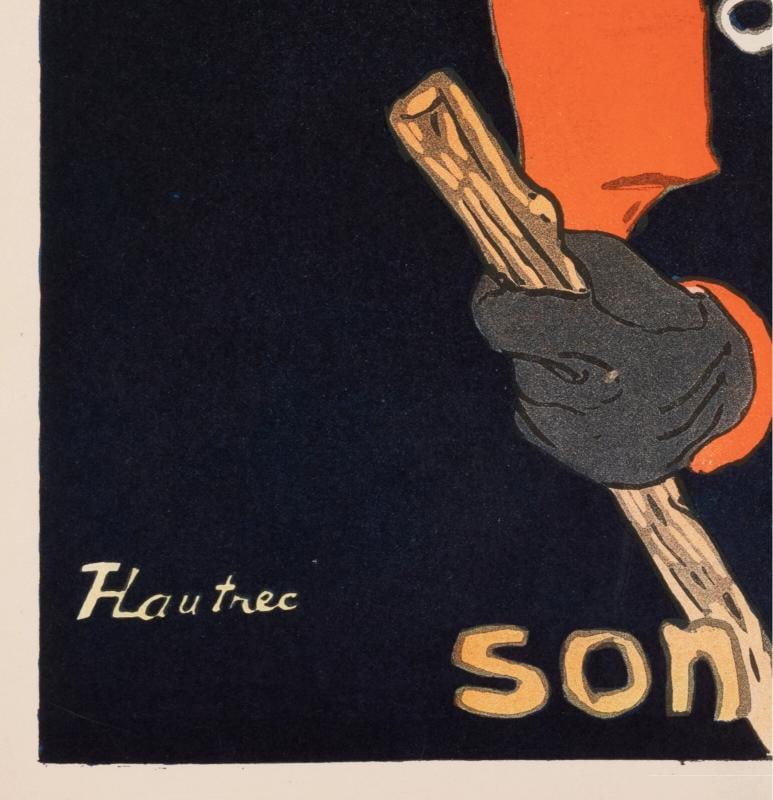 Original Belle Epoque Poster, Toulouse Lautrec, Ambassadeur Aristide Bruant 1906 - 4