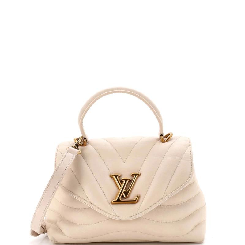 Louis Vuitton New Wave Hold Me Top Handle Bag Quilted Leather: Condition: Pre-owned - Good,Brand: Louis Vuitton,Exterior Material: Leather,Style: Top Handle,Exterior Color: Neutral,Department: Women,Size: Unknown,Accessories: With Strap Estimated Retail Price: