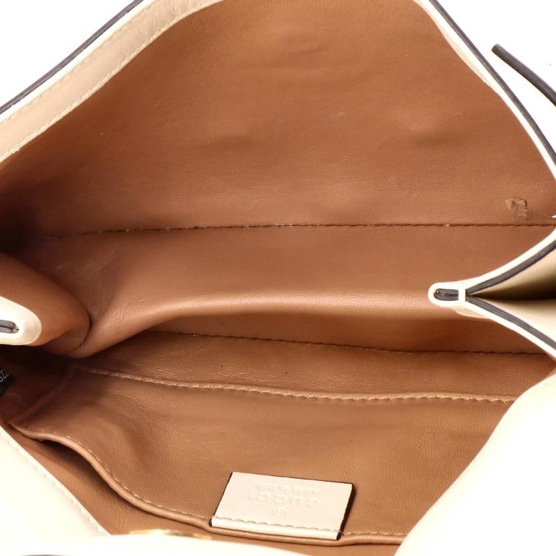 Gucci Broadway Pearly Bee Shoulder Bag Embellished Leather Mini - 5