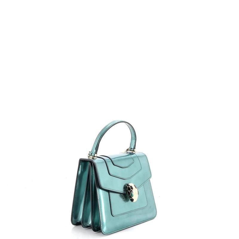 Bvlgari Serpenti Top Handle Bag Patent Small - 2