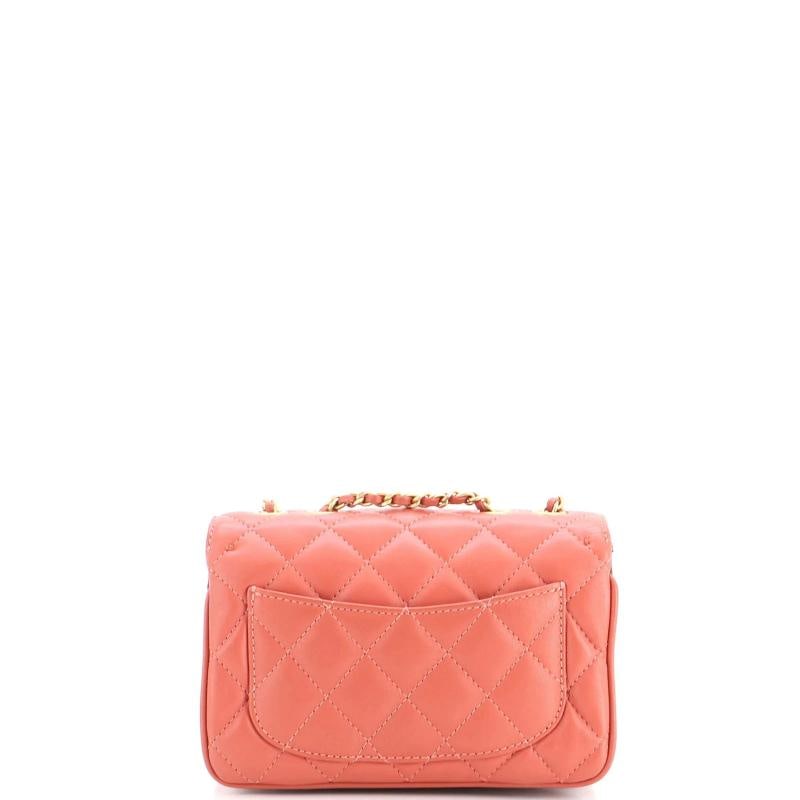 Chanel Daily Companion Coco Vintage Flap Bag Quilted Lambskin Small - 3