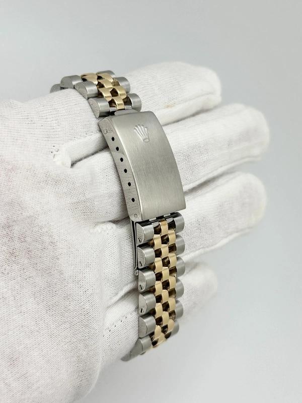 Rolex Datejust 16233 36mm Champagne Dial 18k Yellow Gold Stainless Steel - 8