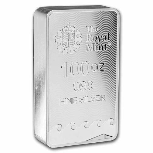 100 oz Silver Bar - The Royal Mint Britannia - 3