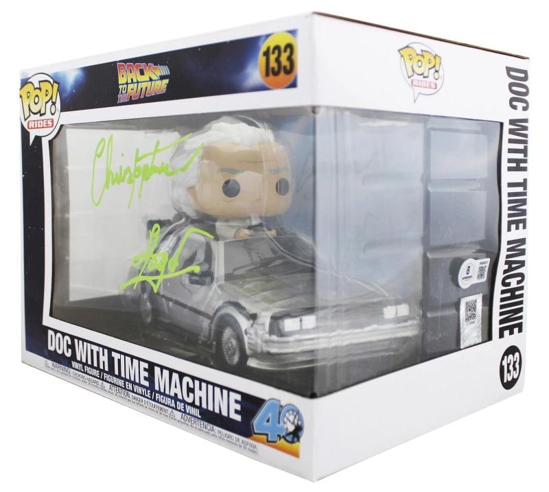 Christopher Lloyd Back To The Future Signed #133 Funko Pop Vinyl Figure BAS - 2