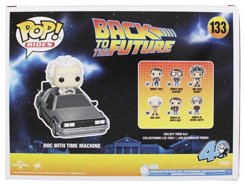 Christopher Lloyd Back To The Future Signed #133 Funko Pop Vinyl Figure BAS - 5