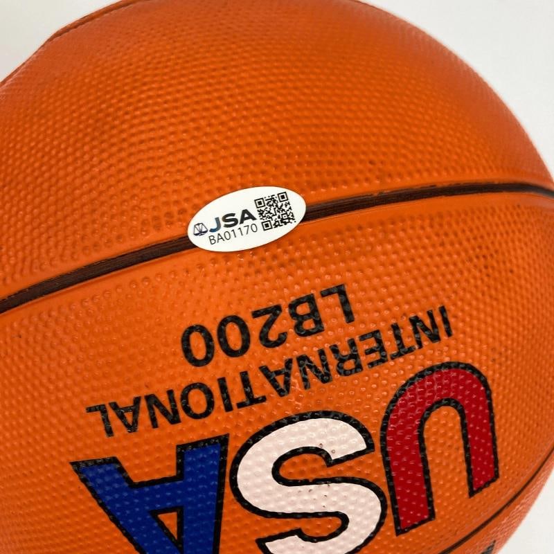 Wilt Chamberlain Abdul Jabbar Shaq Lakers Legends Signed Basketball JSA COA - 8