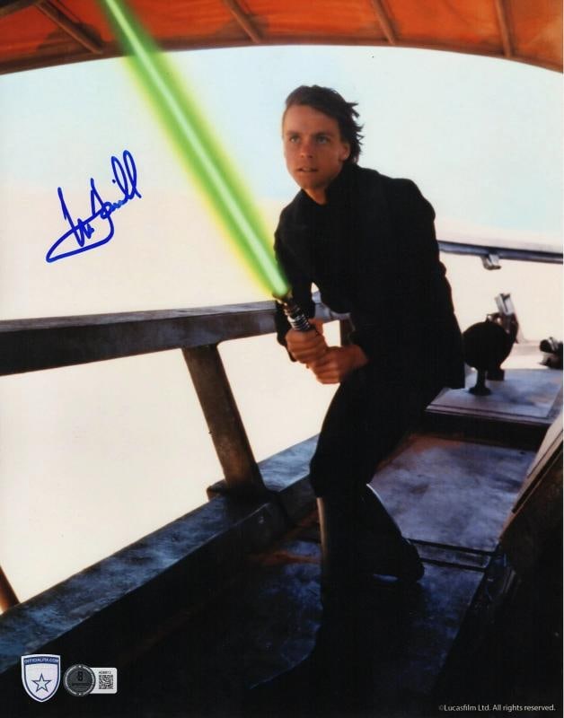 MARK HAMILL Signed 11x14 Star Wars Photo (Beckett): Industry: Movies,Personalize: No,Movie: Star Wars Episode VI: Return to the Jedi,Signed: Yes,Size: 11x14,Autograph Authentication: Beckett,Object Type: Photograph,Original/Reproduction: