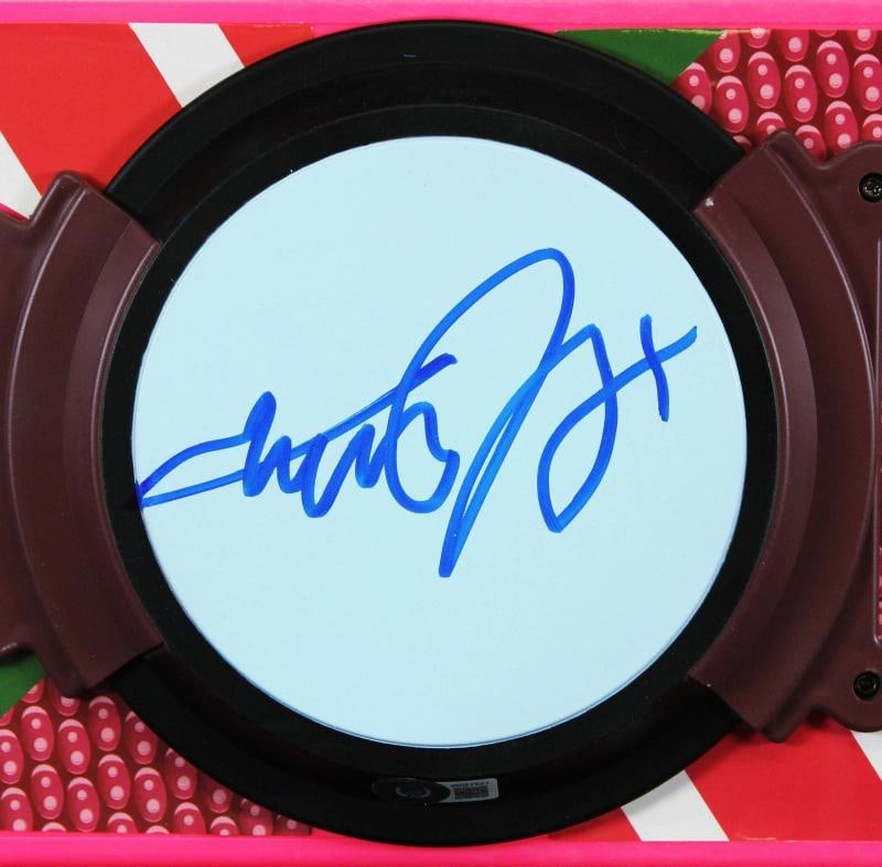 Michael J. Fox & Christopher Lloyd Back To The Future Signed Hoverboard BAS Wit - 2