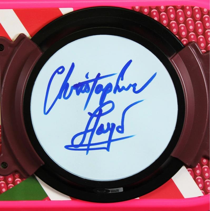 Michael J. Fox & Christopher Lloyd Back To The Future Signed Hoverboard BAS Wit - 3
