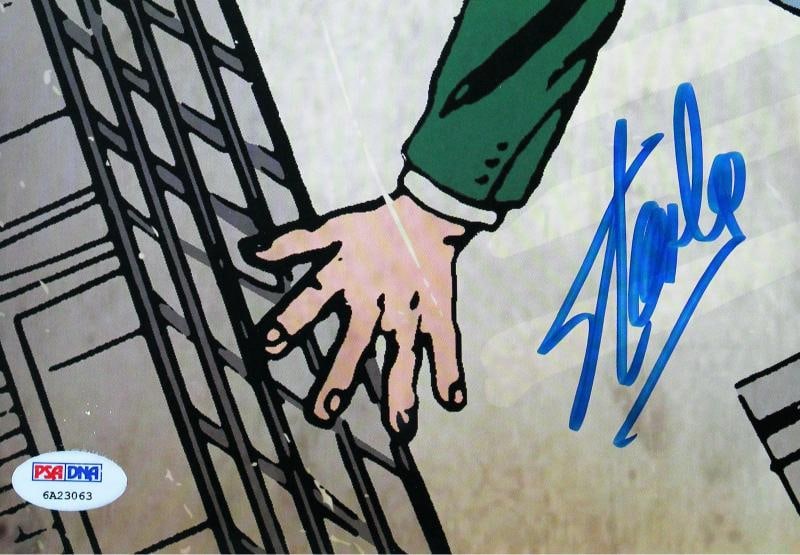 Stan Lee Marvel Signed & Framed 24x36 Amazing Fantasy Spider Man Poster PSA Itp - 2