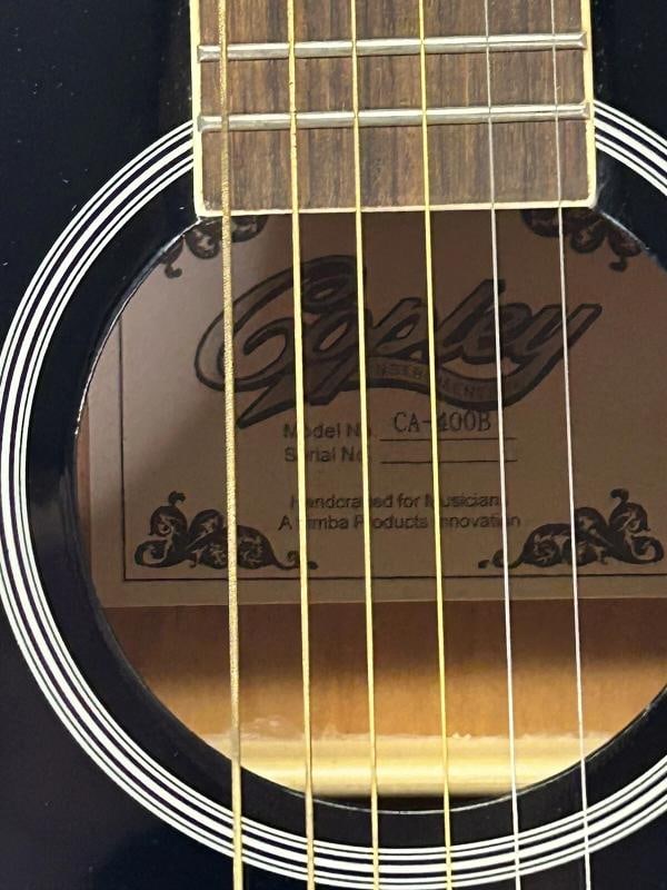 WILLIE NELSON Signed Autograph Copley Acoustic Guitar JSA LOA - 4