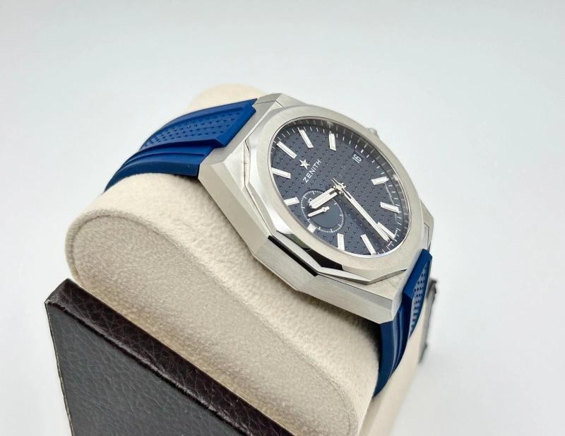 Zenith Defy Skyline 03.9300.3620/51.I001 41mm Blue Dial Steel Box Paper - 12