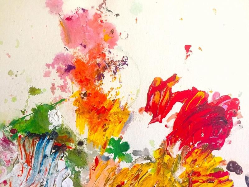 CY TWOMBLY ABSTRACT EXPRESSIONIST PRINT MODERNA MUSEET LARGE EXHIBITION POSTER - 10
