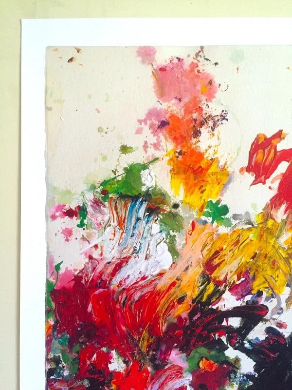 CY TWOMBLY ABSTRACT EXPRESSIONIST PRINT MODERNA MUSEET LARGE EXHIBITION POSTER - 5