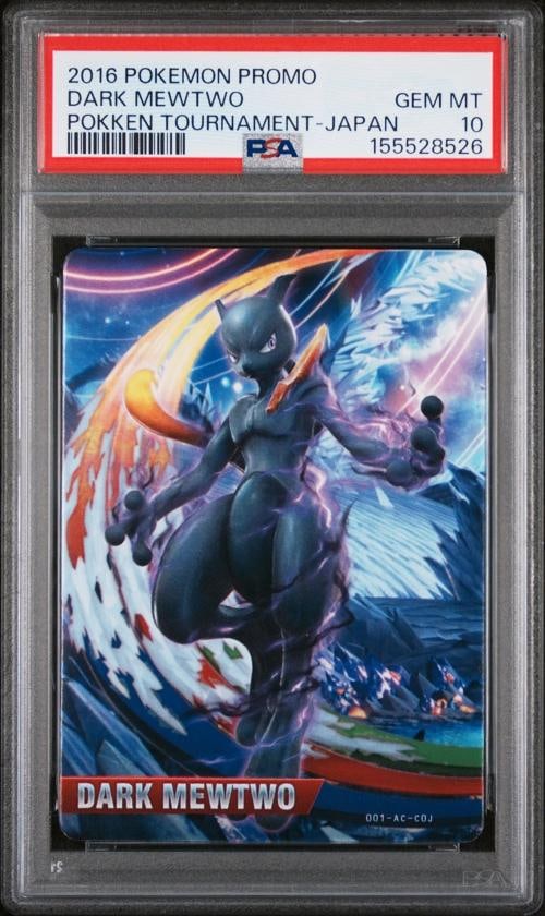 2016 POKEMON PROMO POKKEN TOURNAMENT JAPAN DARK MEWTWO PSA 10: Condition: Graded - PSA 10: Professionally graded,Graded: Yes,Set: 2016 POKEMON PROMO POKKEN TOURNAMENT,Game: PokÃƒÂ©mon TCG,Character: DARK MEWTWO,Card Name: DARK MEWTWO,Grade: