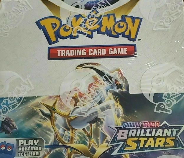 Pokemon TCG Sword & Shield Brilliant Stars Factory Sealed Booster Box: Condition: New/Factory Sealed: A brand-new, unused, unopened, undamaged item (including handmade items). See ... Read moreabout the conditionNew/Factory Sealed: A brand-new, unused, unopened,