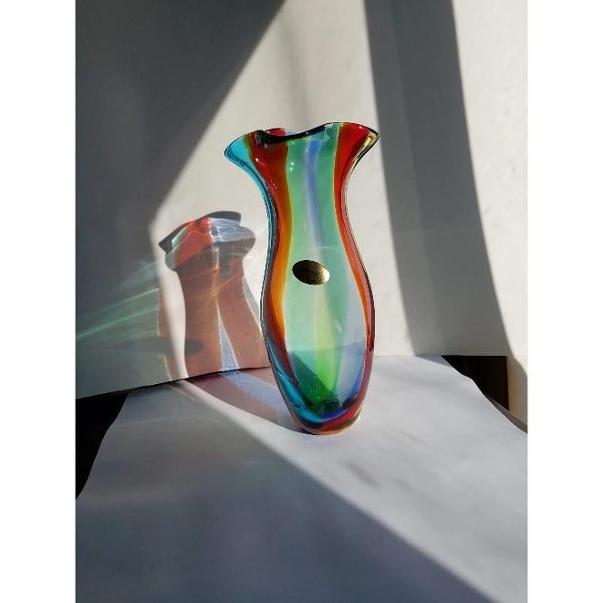 Vintage Italian Murano Art Glass Vase - 3
