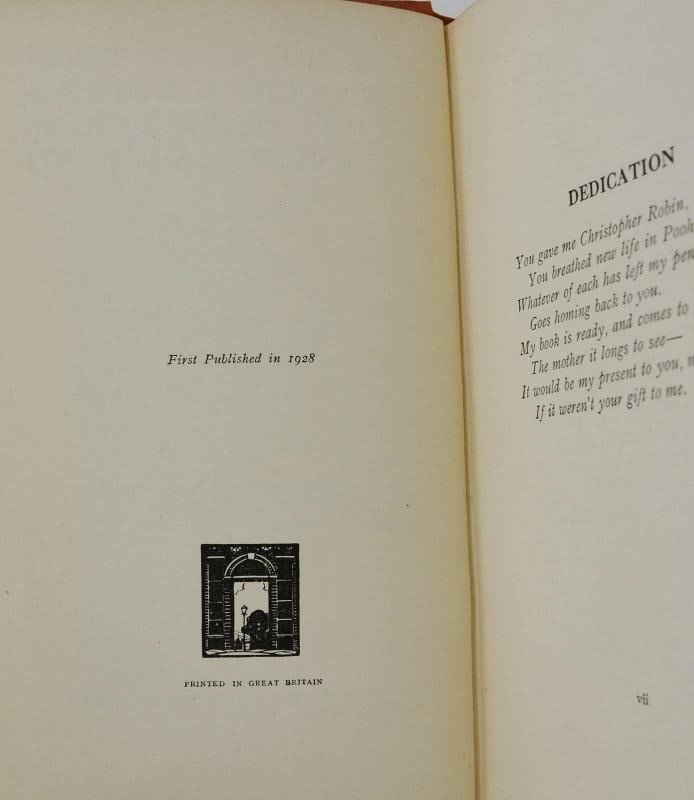 First British trade editions, first printings of all four books London: Methuen & Co., 1924, 1926, - 13