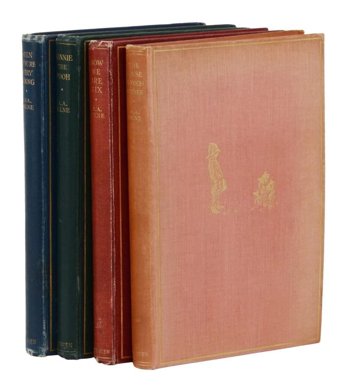 First British trade editions, first printings of all four books London: Methuen & Co., 1924, 1926, - 3