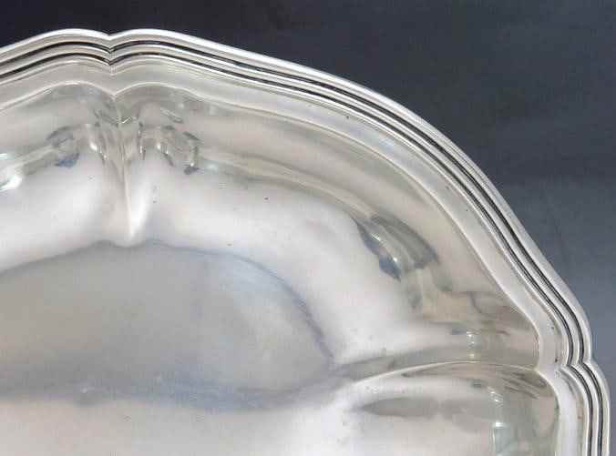 c1920s Handsome Arthur Stone Sterling Silver Lobed Bowl - 2