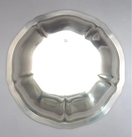 c1920s Handsome Arthur Stone Sterling Silver Lobed Bowl - 3