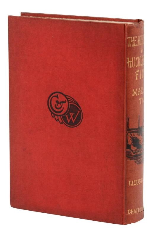 The Adventures of Huckleberry Finn ~ by MARK TWAIN ~First UK Edition ~ 1st 1884 - 2
