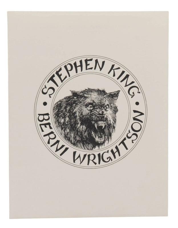 Cycle of the Werewolf Portfolio SIGNED by STEPHEN KING Publisher's Copy LIMITED - 2