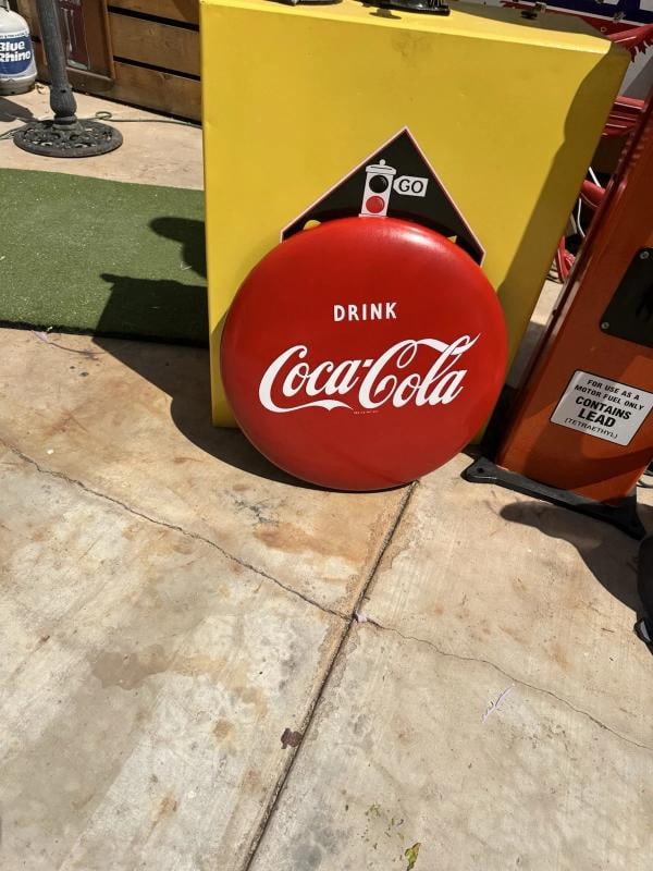 Vintage 1950's Coca-Cola 12Ã¢â‚¬Â? Porcelain Sign - 2