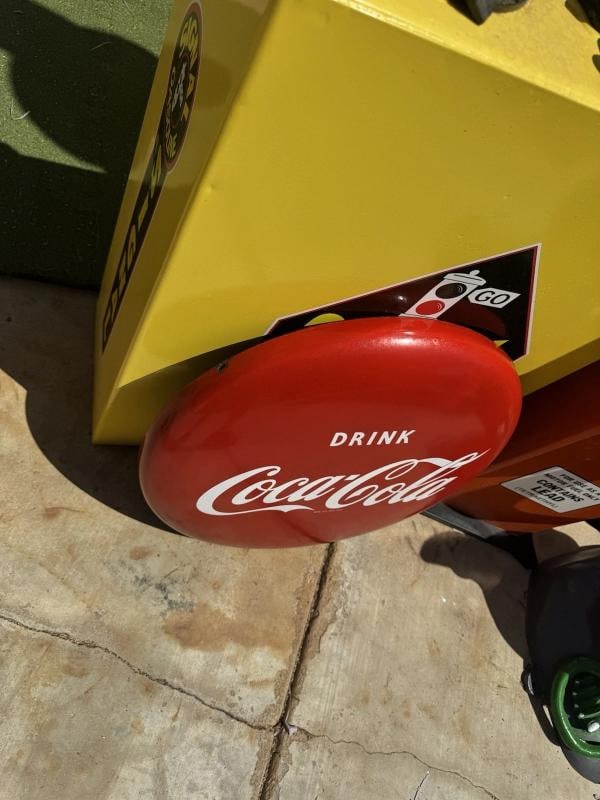 Vintage 1950's Coca-Cola 12Ã¢â‚¬Â? Porcelain Sign - 4