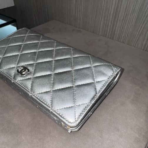 Chanel Metallic Silver Long Wallet 15287812 (2011) - 2