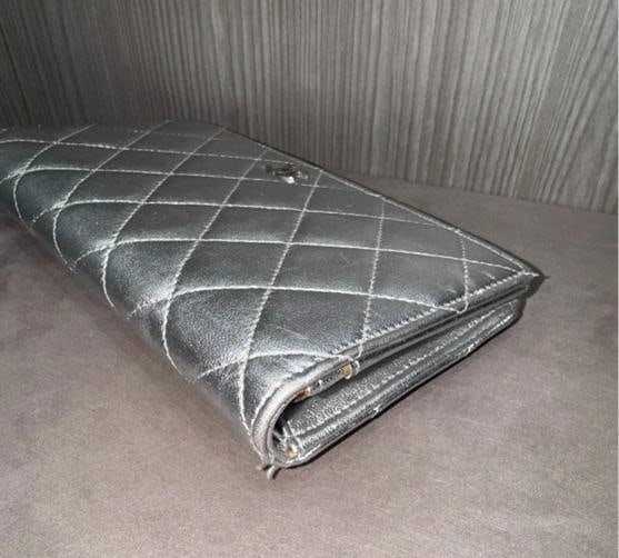 Chanel Metallic Silver Long Wallet 15287812 (2011) - 4