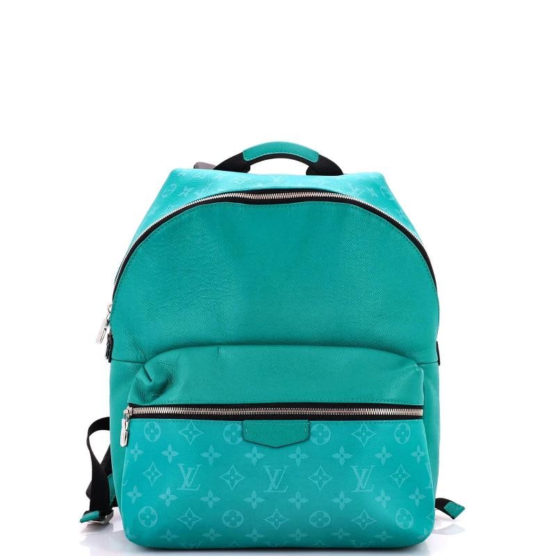 Louis Vuitton Discovery Backpack Monogram Taigarama PM: Accessories: Dust Bag Measurements: Handle Drop 3", Height 15", Width 11.5", Depth 6", Strap Drop 10-16". Condition: Pre-owned - Good,Brand: Louis Vuitton,Exterior Material: Leather,Style: