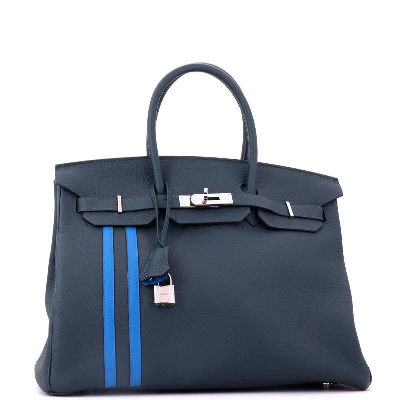 Hermes Officier Birkin Bag Limited Edition Togo with Swift 35 - 2