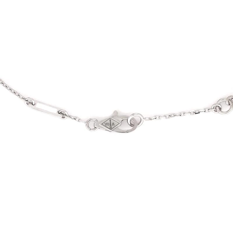 Van Cleef & Arpels Sweet Alhambra Bracelet 18K White Gold and Diamonds - 4