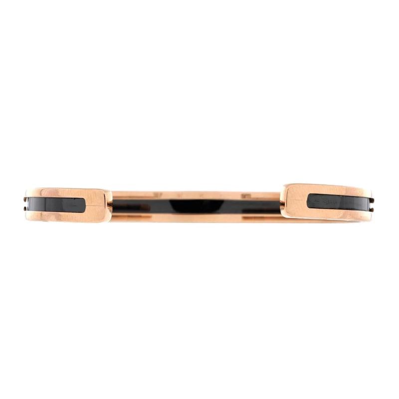 Bvlgari B.Zero1 Cuff Bracelet 18K Rose Gold and Coated Stainless Steel - 3