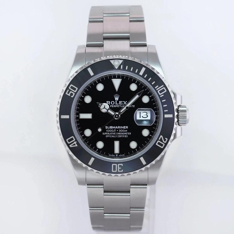 NEW PAPERS Rolex 126610LN Submariner 41mm Black Dial Ceramic Watch Box and Papers - 2